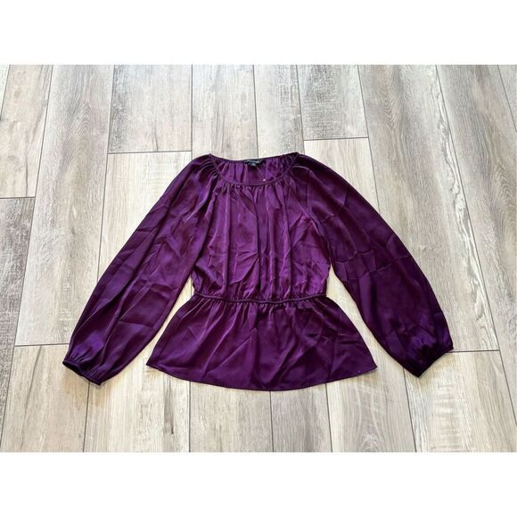 Banana Republic purple blouse size XS - Picture 1 of 10